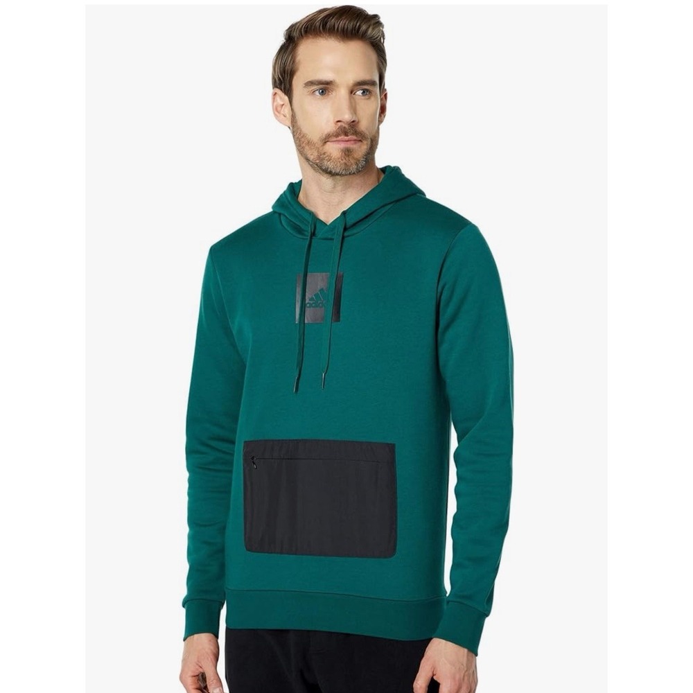 Adidas Q4 Fleece HD Collegiate Green/Black Large MSRP$55